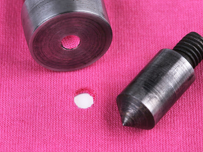 Moule pour trous et œillets pour presse manuelle, Ø 5 ; 7 ; 8 ; 10 mm - 1set