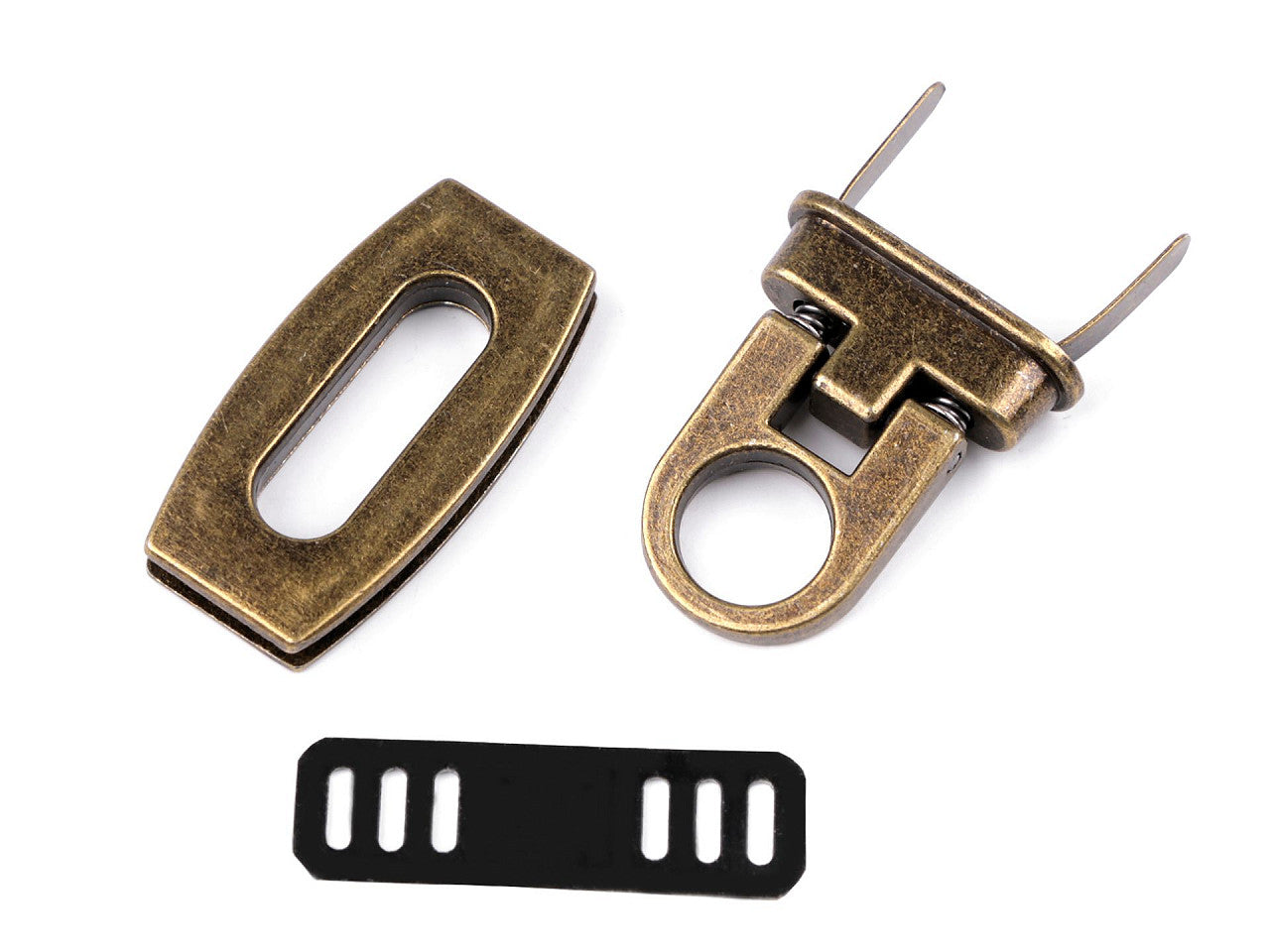 Set de verrouillage pour sac à main, 20 x 40 mm - 1set