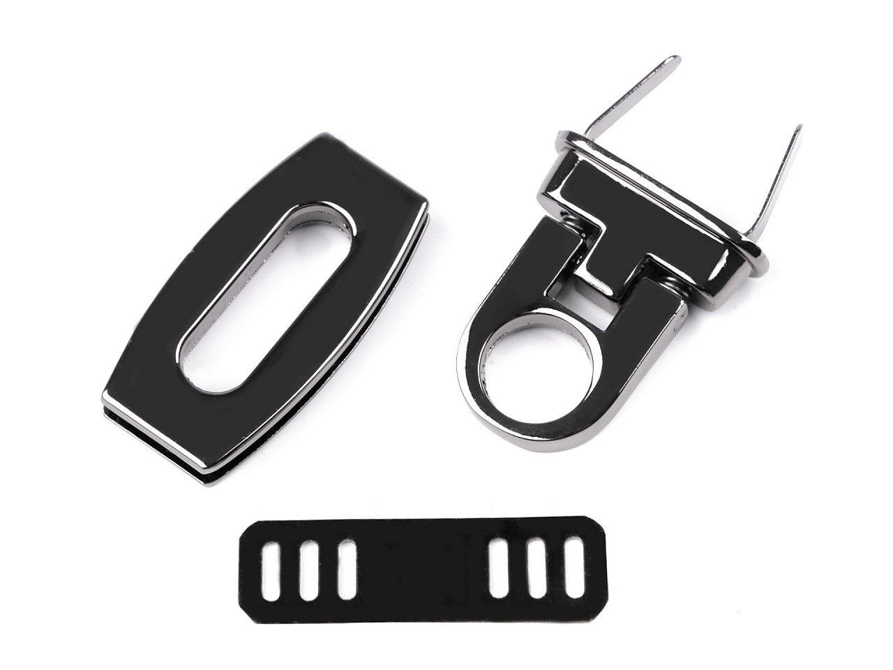 Set de verrouillage pour sac à main, 20 x 40 mm - 1set