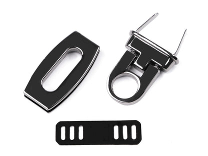 Set de verrouillage pour sac à main, 20 x 40 mm - 1set