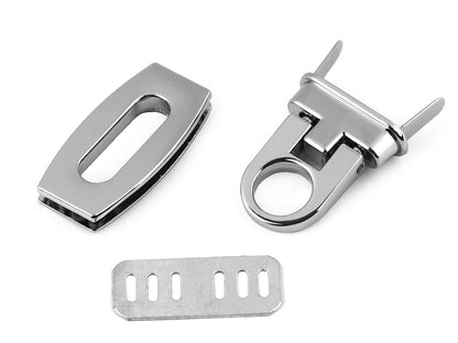 Set de verrouillage pour sac à main, 20 x 40 mm - 1set