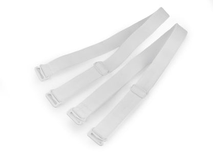 Bretelles de remplacement pour soutien-gorge avec crochets métalliques, largeur 15 mm