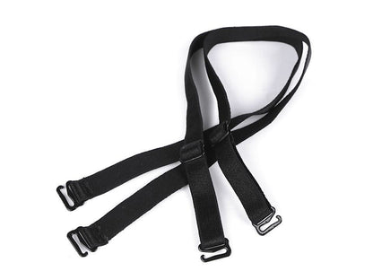 Bretelles de remplacement pour soutien-gorge avec crochets métalliques, largeur 12 mm