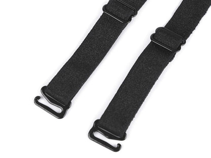 Bretelles de remplacement pour soutien-gorge avec crochets métalliques, largeur 12 mm