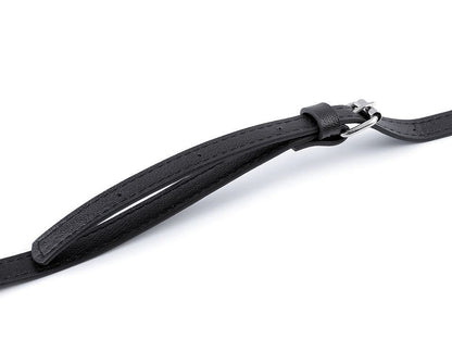 Longue sangle en éco-cuir pour sac à main, avec mousquetons, largeur 1,5 cm