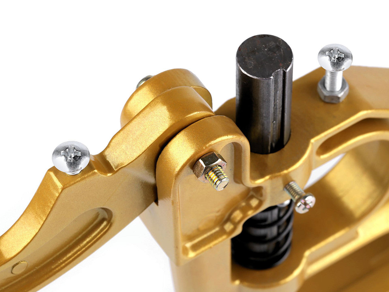 Presse manuelle pour passe-fils, œillets, rivets et goujons