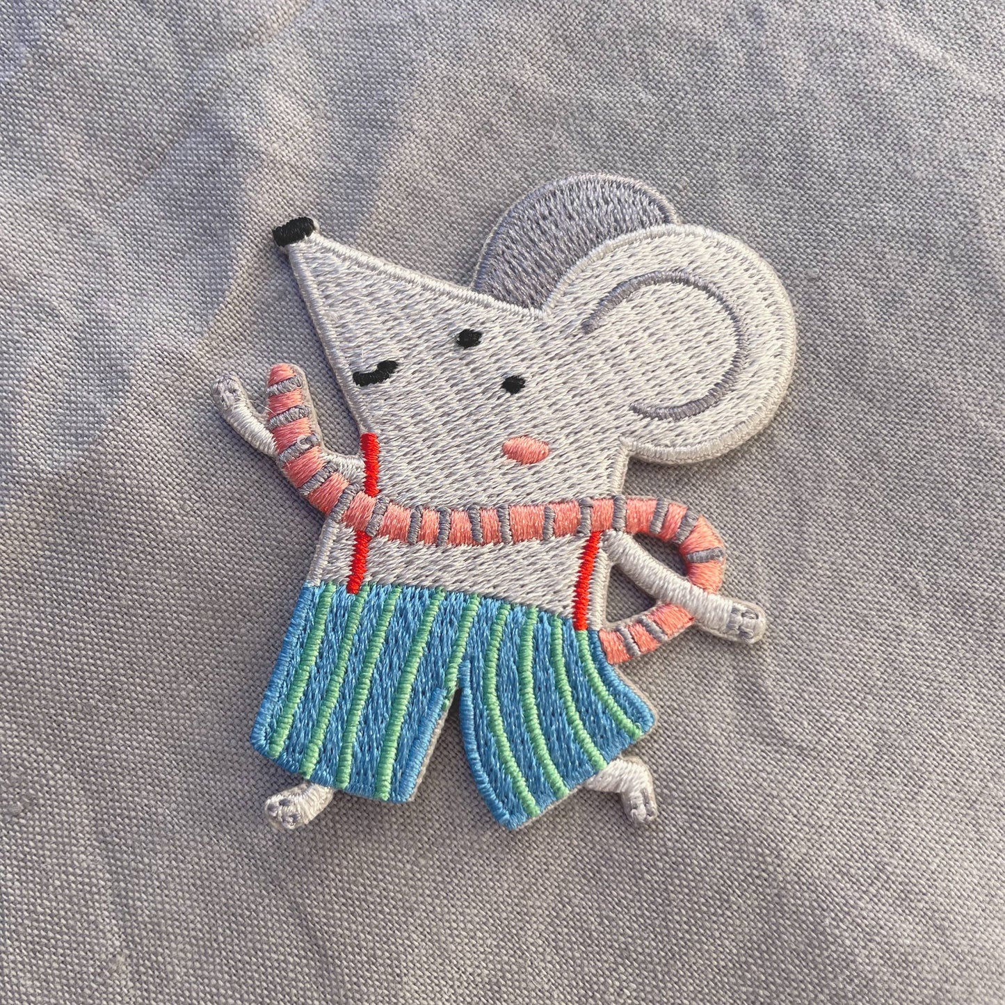 Hannahs Firlefanz - Patch de repassage souris – Écusson pour enfants + adultes