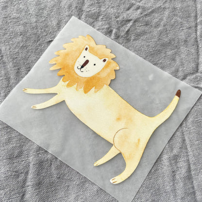 Hannahs Firlefanz - Image thermocollante de lion