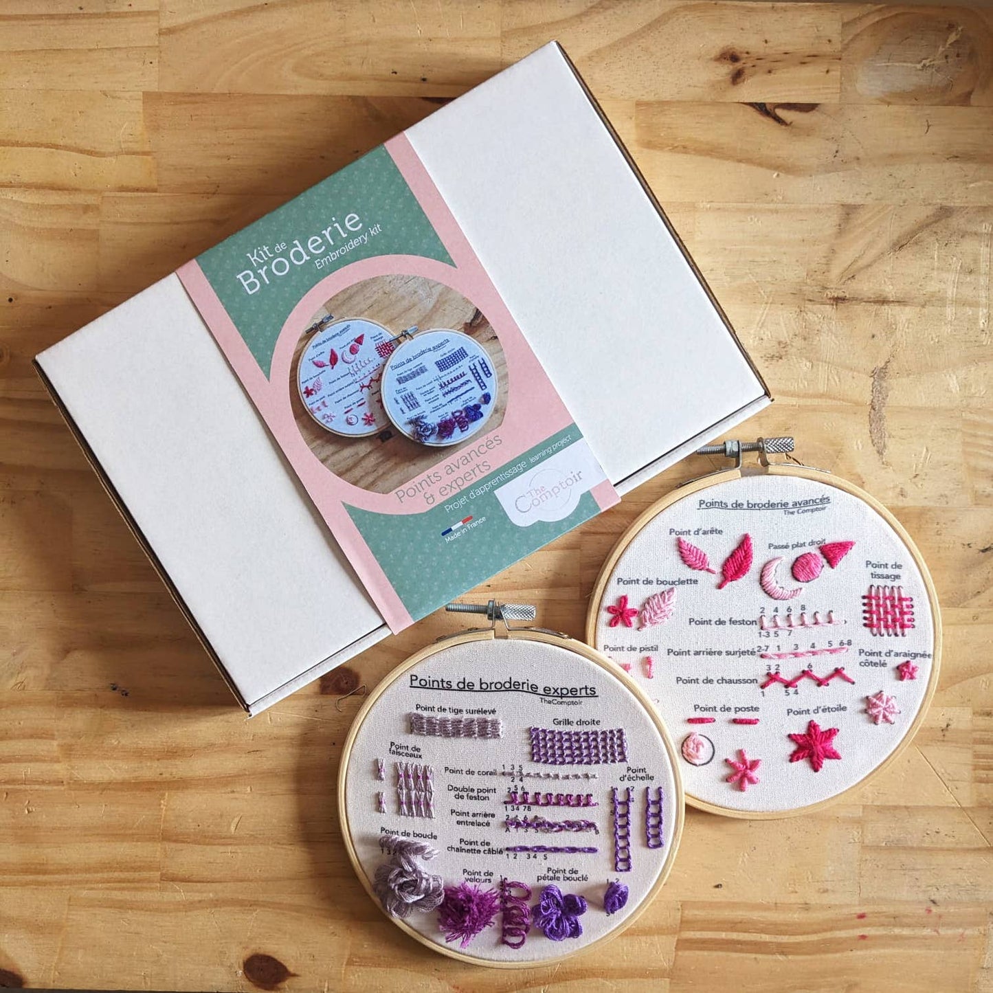Kit de broderie des points avancés