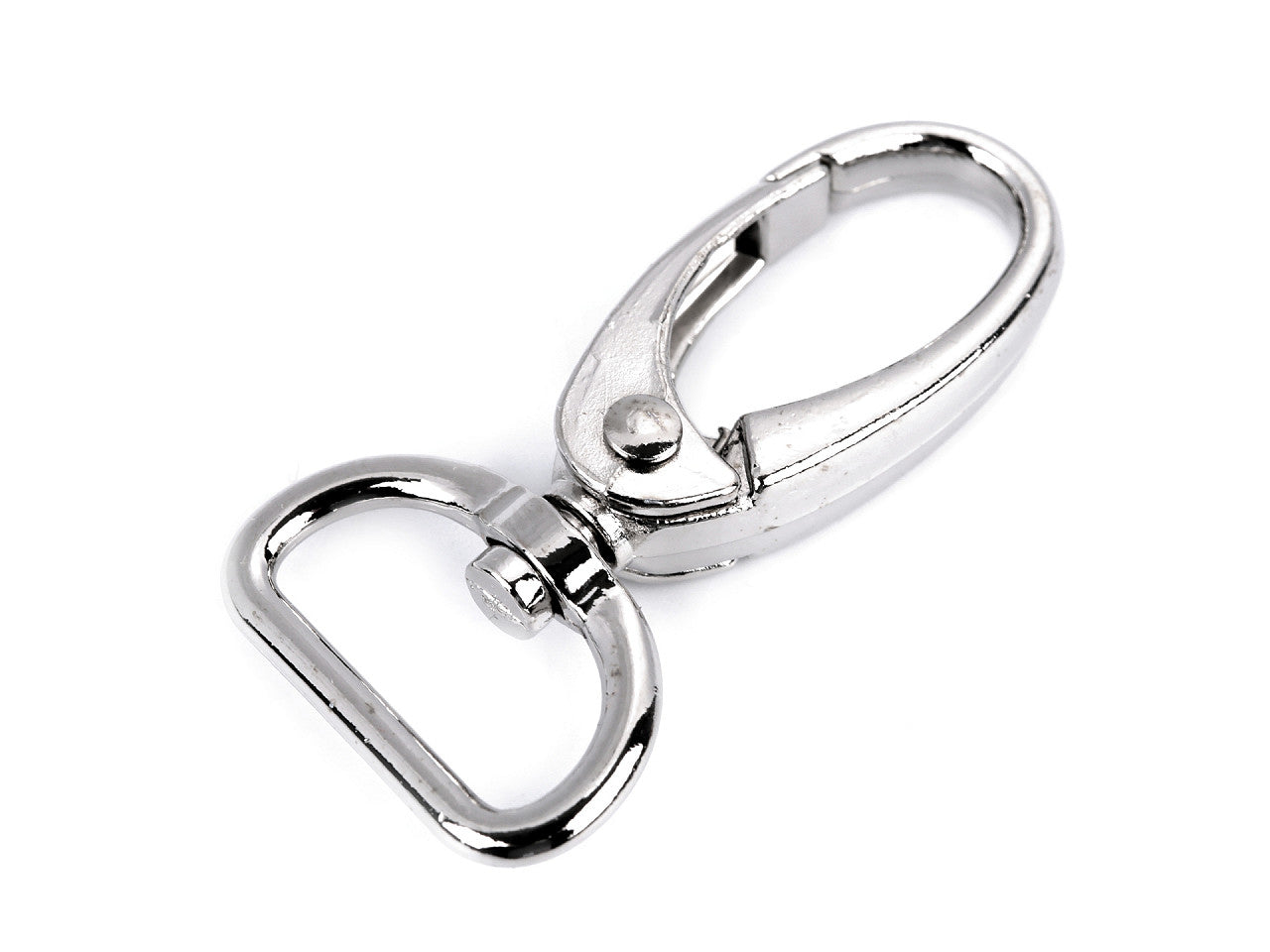 Mousqueton métallique pour sangle de 20 mm