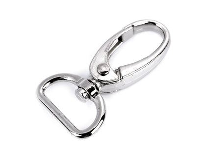 Mousqueton métallique pour sangle de 20 mm