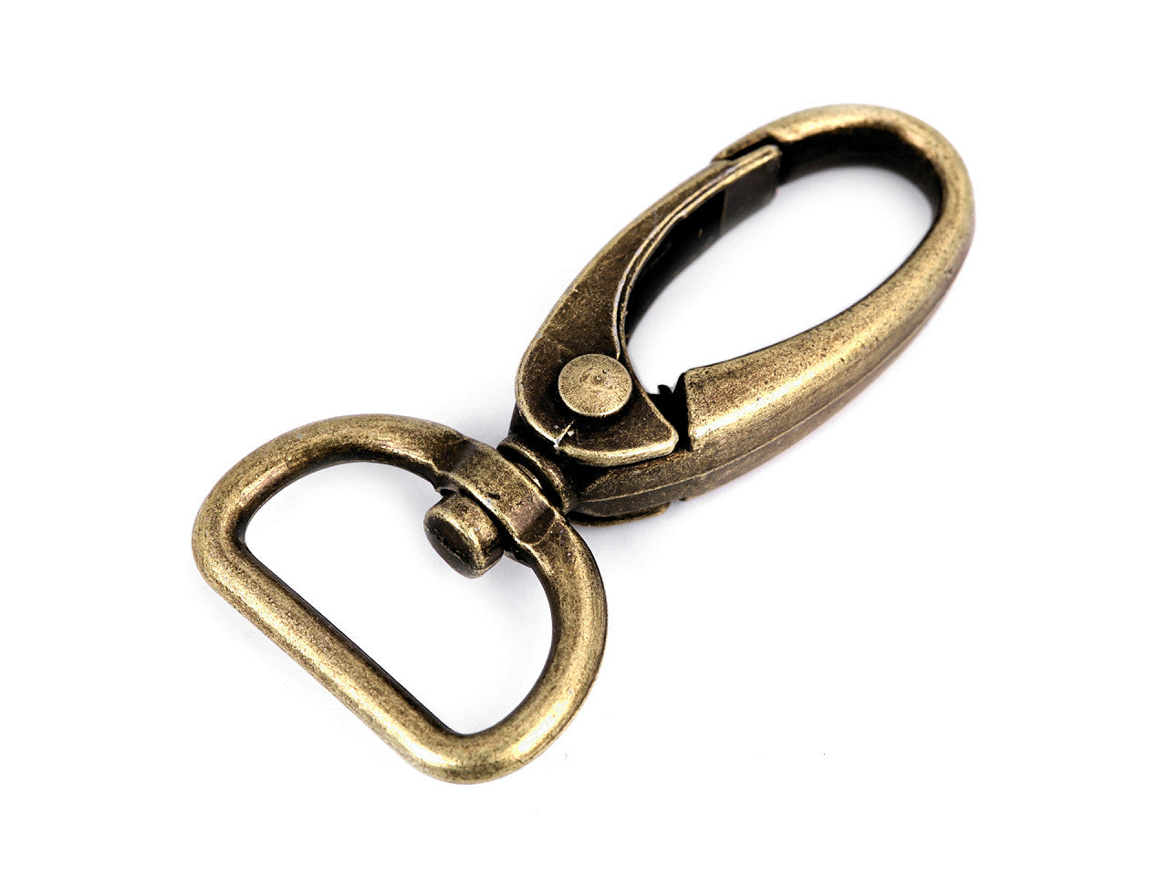 Mousqueton métallique pour sangle de 20 mm