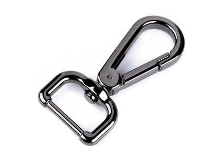 Mousqueton métallique pour sangle de 20 mm