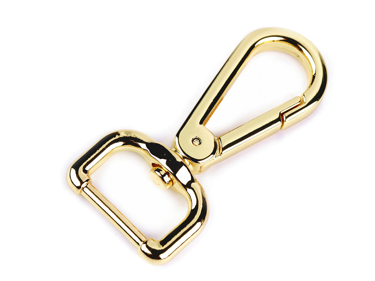 Mousqueton métallique pour sangle de 20 mm