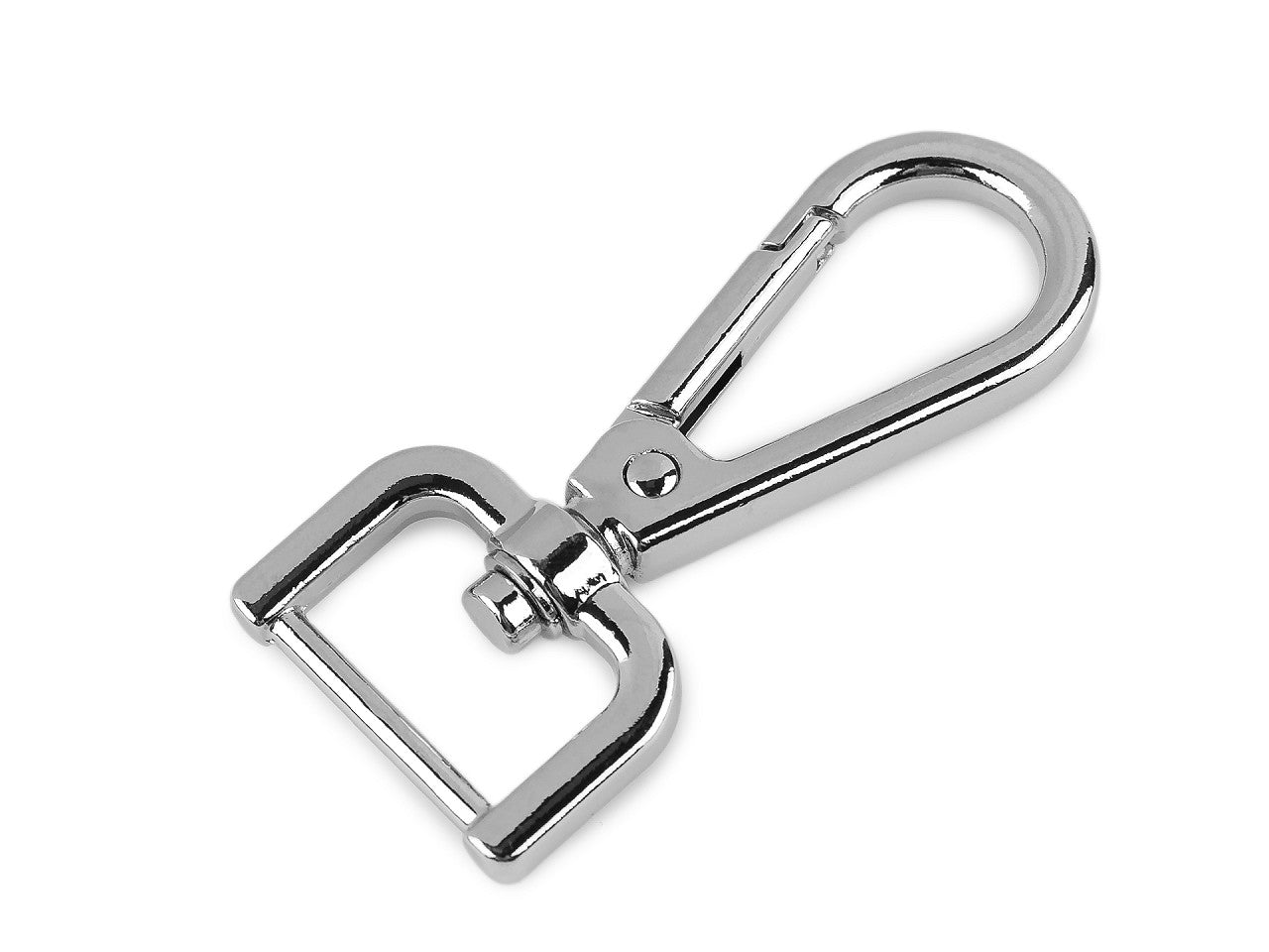 Mousqueton métallique pour sangle de 20 mm