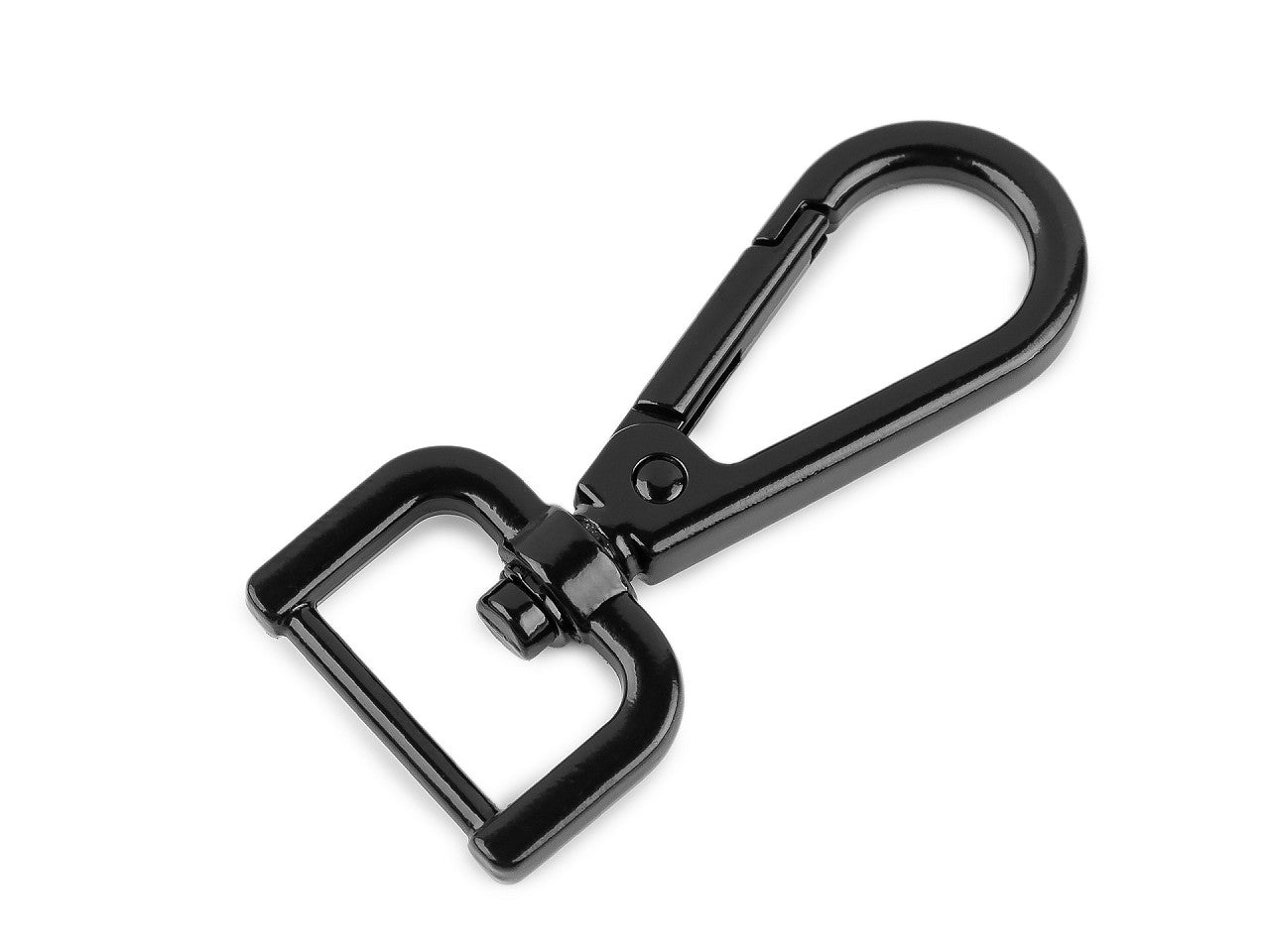 Mousqueton métallique pour sangle de 20 mm