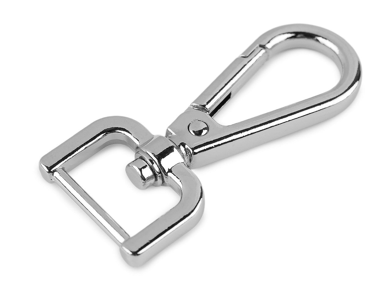 Mousqueton métallique pour sangle de 20 mm