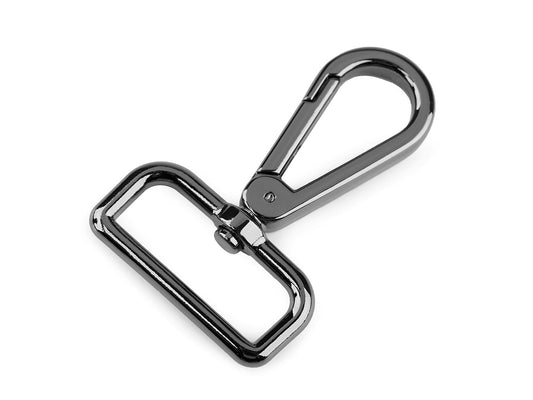 Mousqueton métallique pour sangle de 30 mm