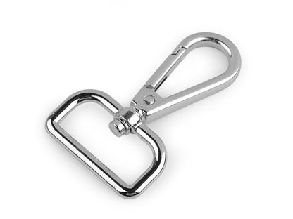Mousqueton métallique pour sangle de 30 mm