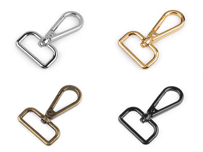 Mousqueton métallique pour sangle de 30 mm