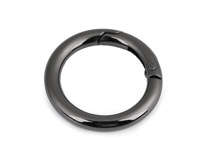 Mousqueton O en métal pour clés, Ø 25 mm - 1pc