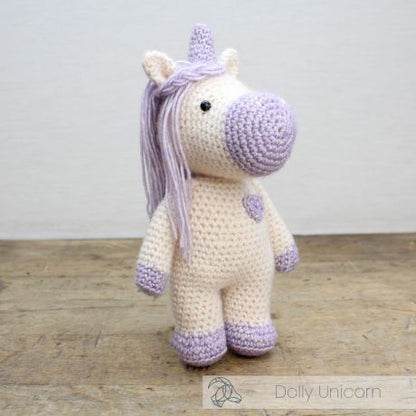 Hardicraft Kit de crochet DIY Dolly Licorne - résultat fini