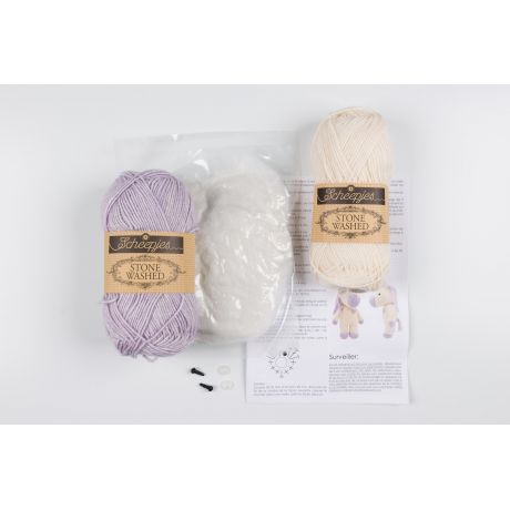 Hardicraft Kit de crochet DIY Dolly Licorne - contenu du kit