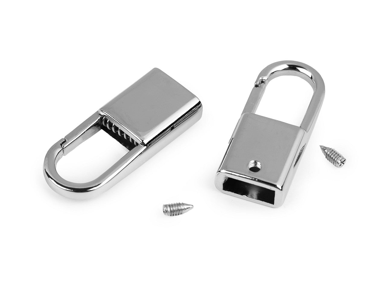 Embouts de sangle avec mousqueton, largeur 9 mm