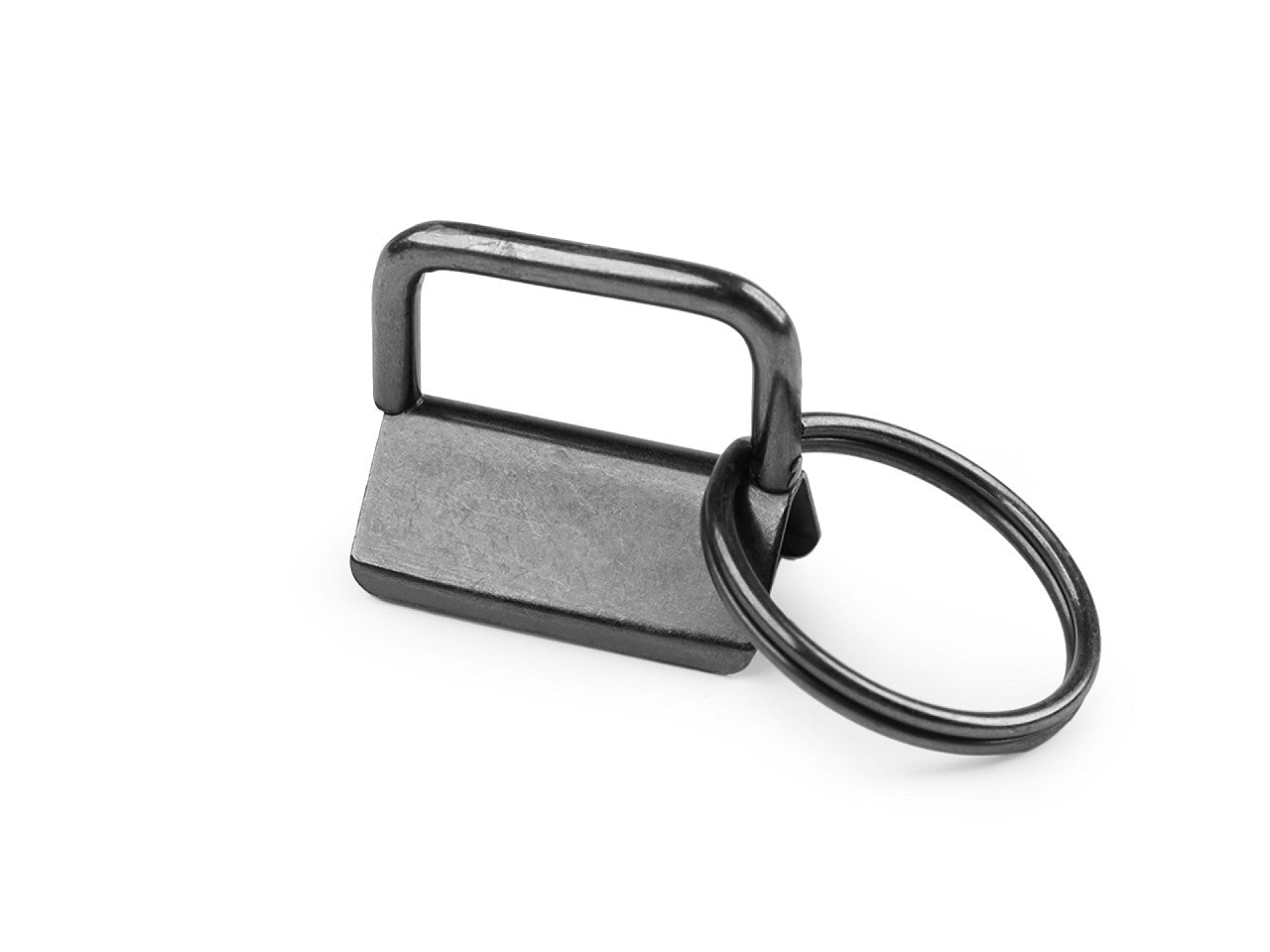 Extrémité de fermoir métallique avec anneau de saut, largeur 25 mm