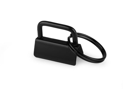 Extrémité de fermoir métallique avec anneau de saut, largeur 25 mm