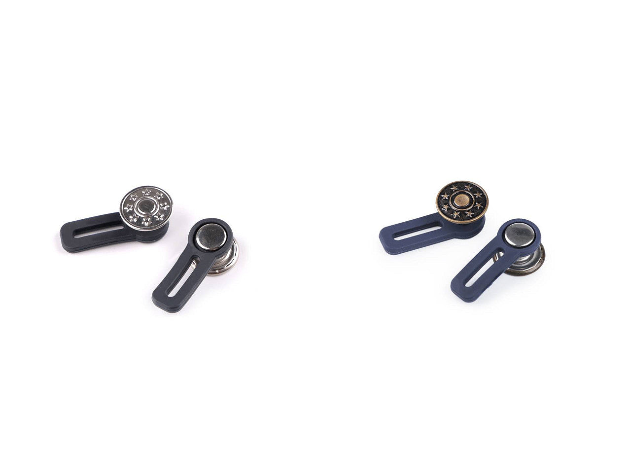 Bouton/rallonge de ceinture pour pantalon taille 16,5mm