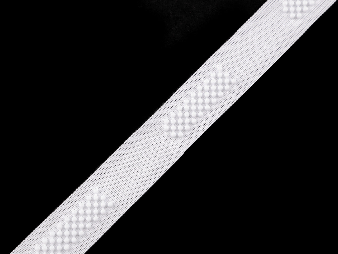 Fixation 3D en plastique/Imitation Velcro, largeur 20 mm - 1m