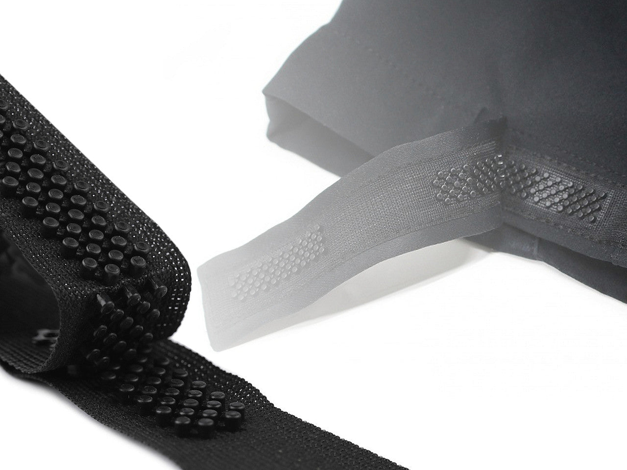Fixation 3D en plastique/Imitation Velcro, largeur 20 mm - 1m
