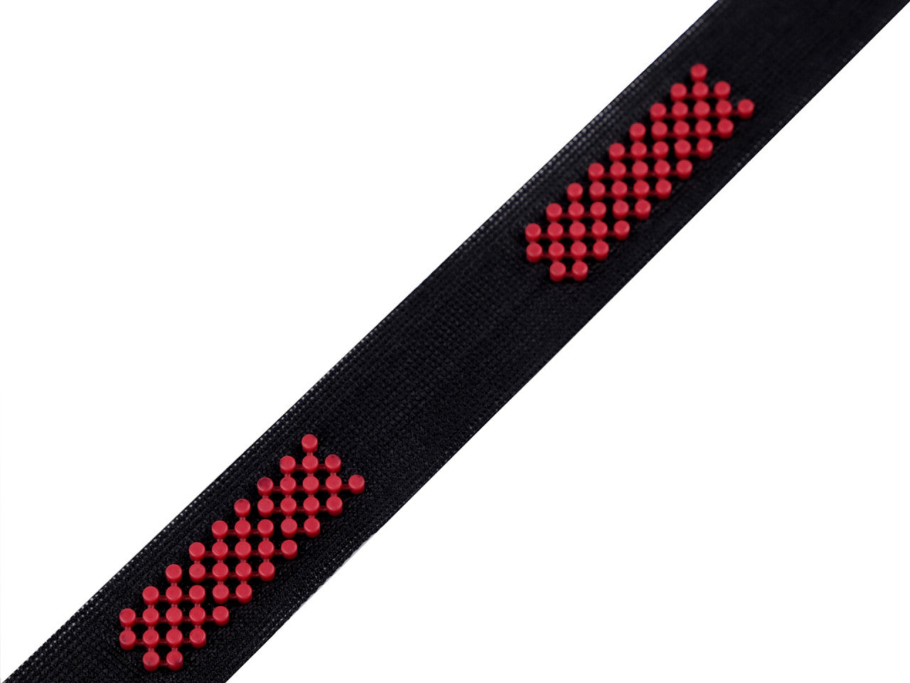 Fixation 3D en plastique/Imitation Velcro, largeur 20 mm - 1m