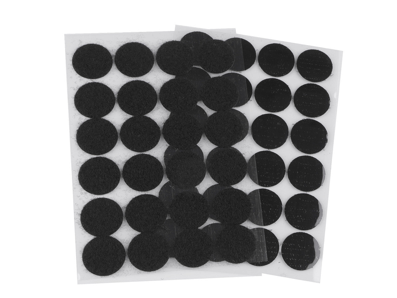 Cercles Velcro auto-adhésifs, Ø 25 mm - 1carte
