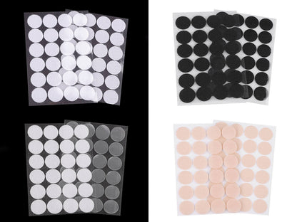 Cercles Velcro auto-adhésifs, Ø 25 mm - 1carte