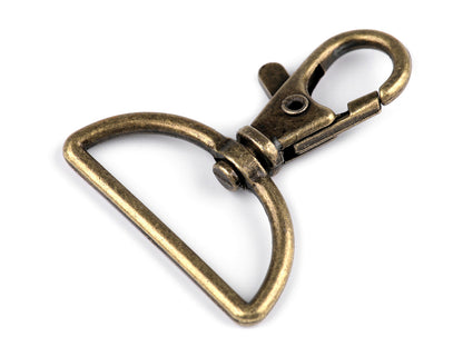 Mousqueton métallique pour sangle de 30 mm
