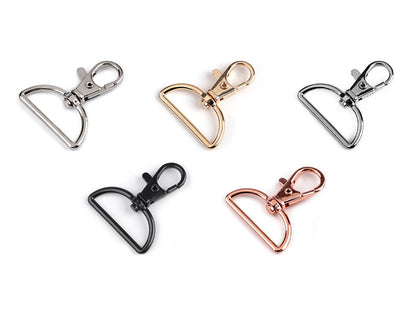 Mousqueton métallique pour sangle de 30 mm