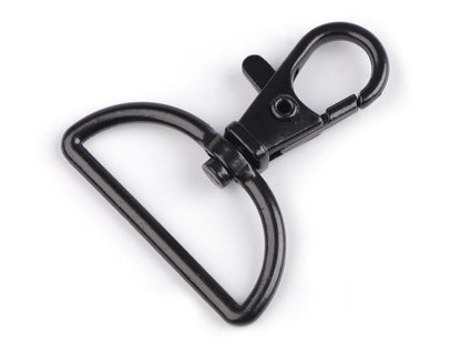 Mousqueton métallique pour sangle de 30 mm