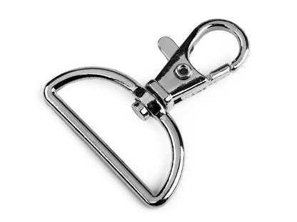 Mousqueton métallique pour sangle de 30 mm