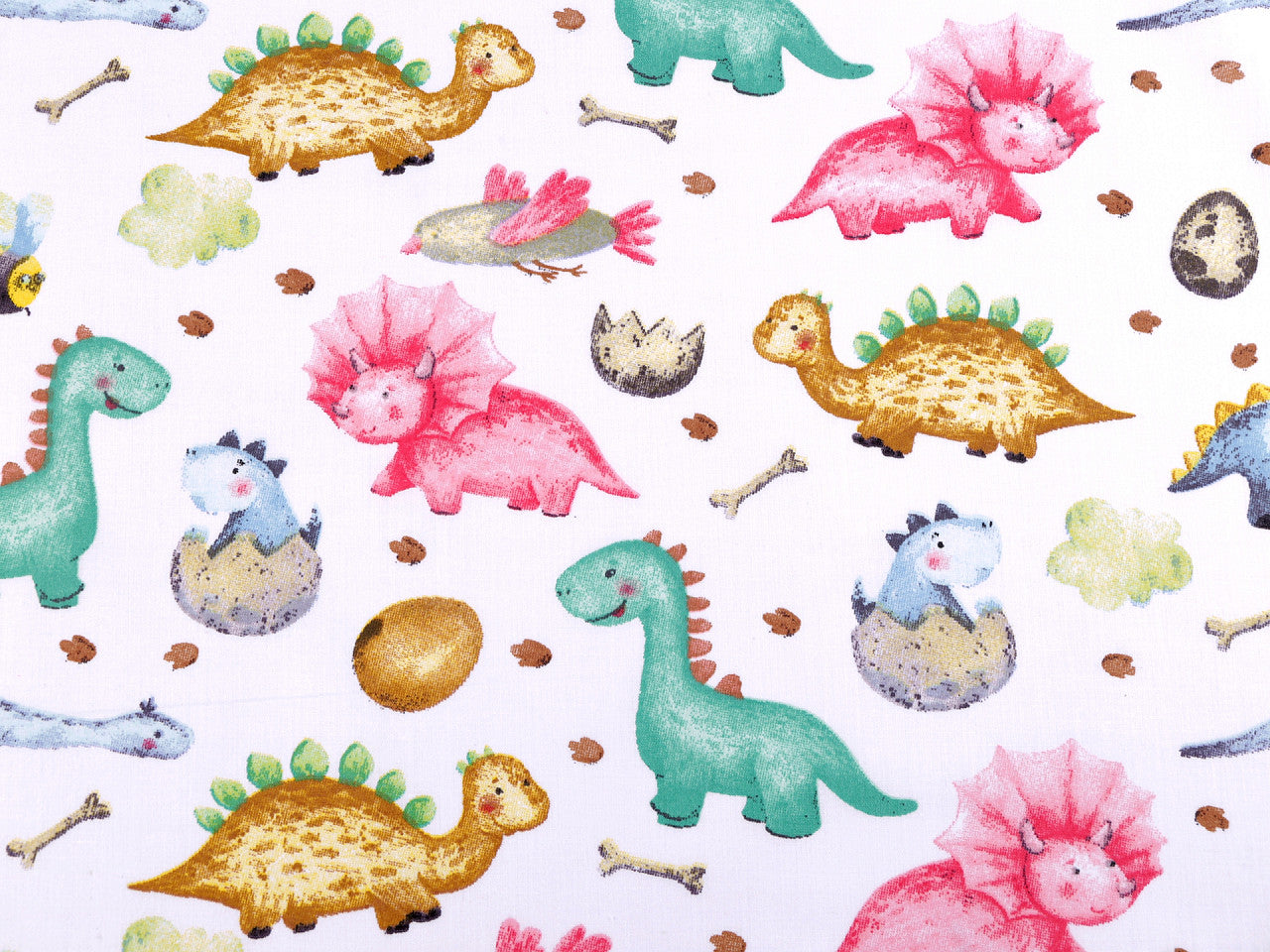 Tissu/Toile en coton, Dinosaures