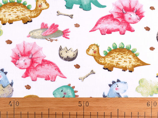 Tissu/Toile en coton, Dinosaures