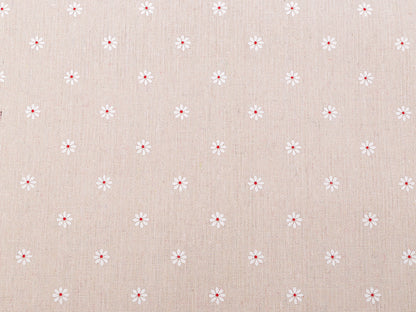 Tissu en coton/Imitation lin, épais, Fleurs