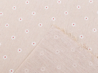 Tissu en coton/Imitation lin, épais, Fleurs