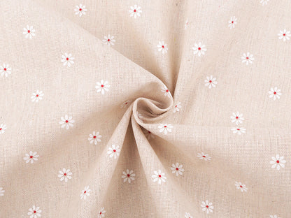 Tissu en coton/Imitation lin, épais, Fleurs