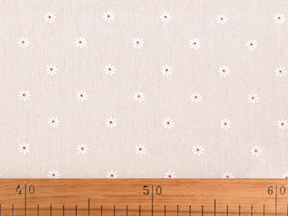 Tissu en coton/Imitation lin, épais, Fleurs