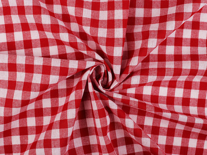 Toile à carreaux 100 % coton - 1m