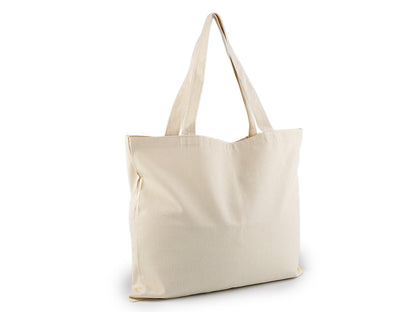 Tote bag en coton pour peinture/décoration DIY, 47 x 38 cm - 1pc