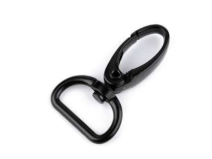 Mousqueton métallique pour sangle de 20 mm