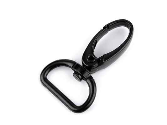 Mousqueton métallique pour sangle de 20 mm